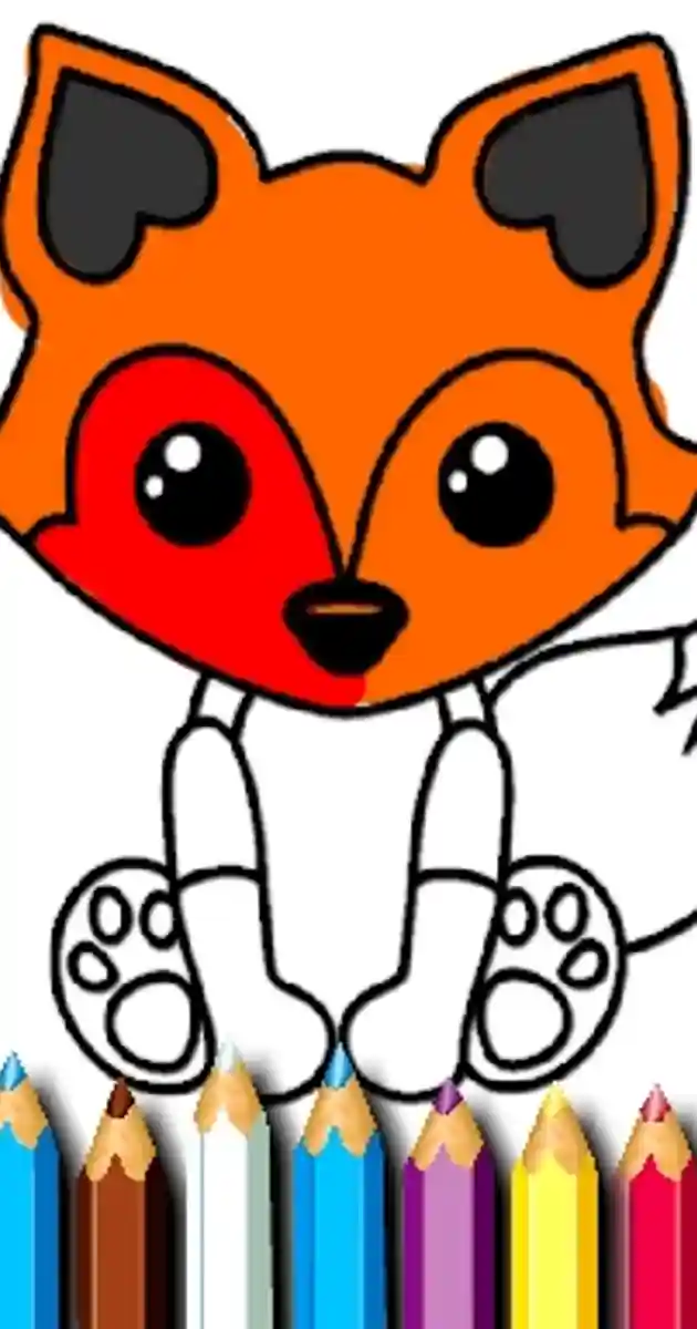 Fox Coloring Book - Free Online Games - play on unvgames