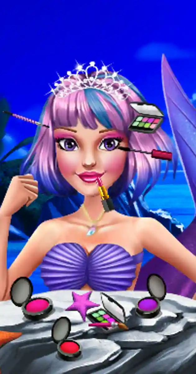 Mermaid Princess New Makeup Free Online Games 🕹️ Play On Unvgames 4667