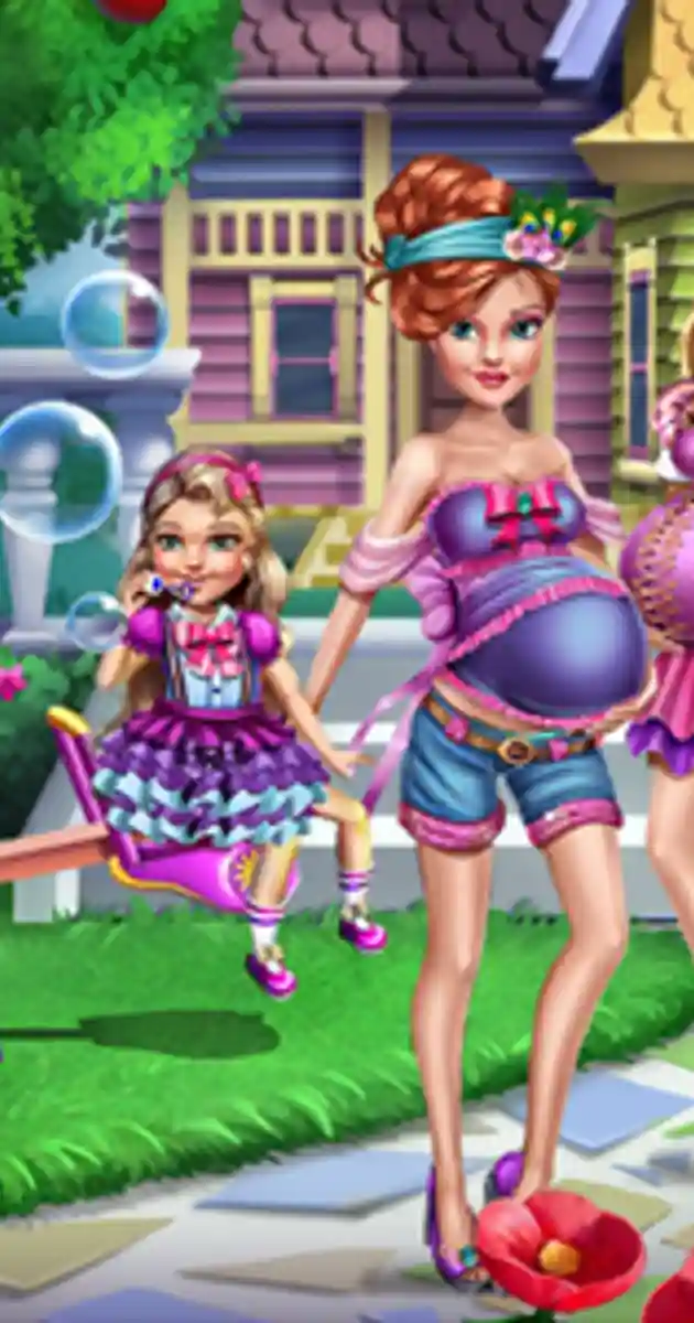 Pregnant Moms Fashion Looks - Free Online Games - play on unvgames